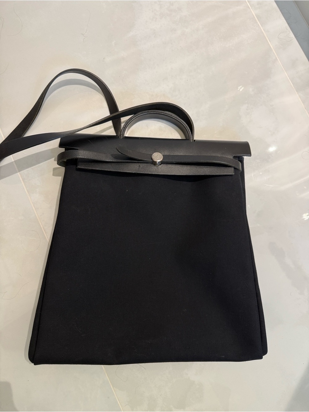 Flash sale before consignment:  vintage Hermès Herbag GM from 1999 - Picture 7 of 16